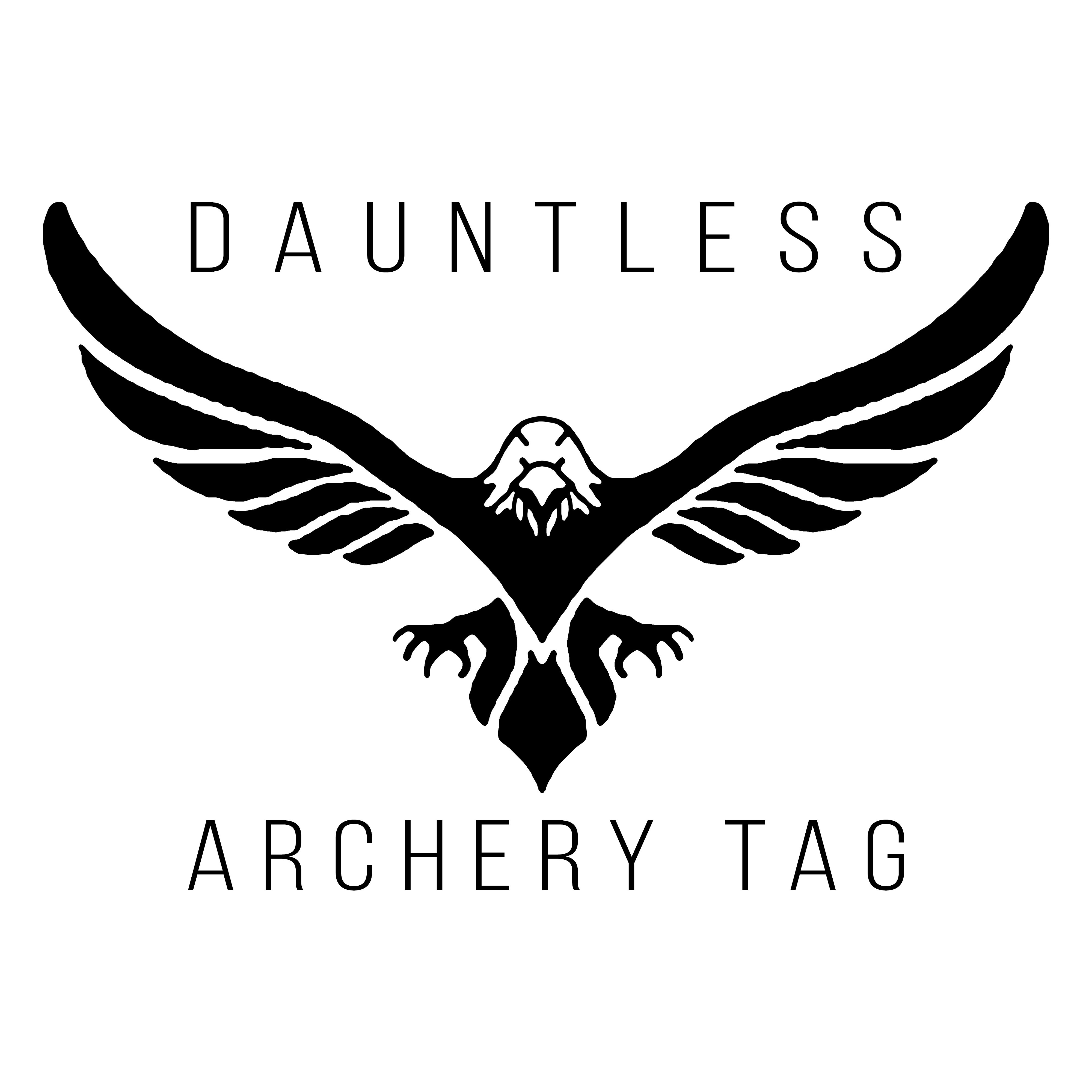 Logo for Dauntless Archery Tag