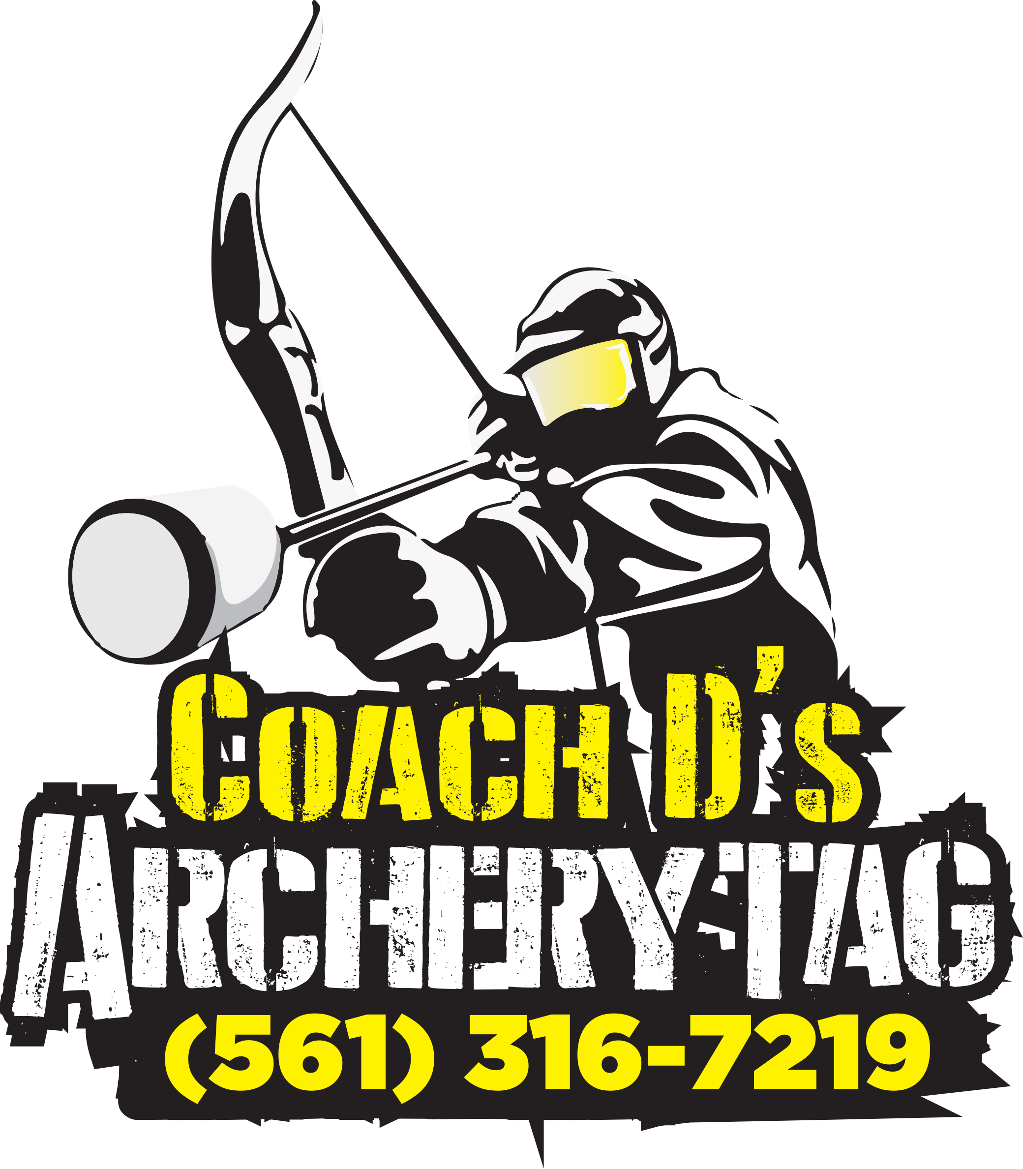 Logo for Coach D's Archery Tag
