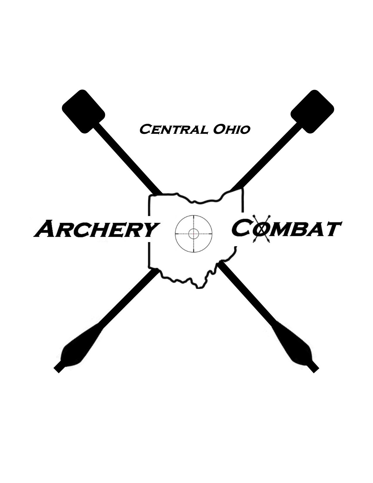 Logo for Central Ohio Archery Combat
