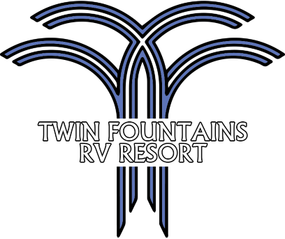 Logo for Twin Fountains RV Resort
