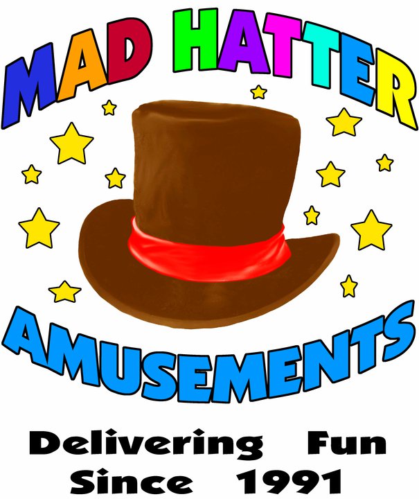 Logo for Mad Hatter Amusements